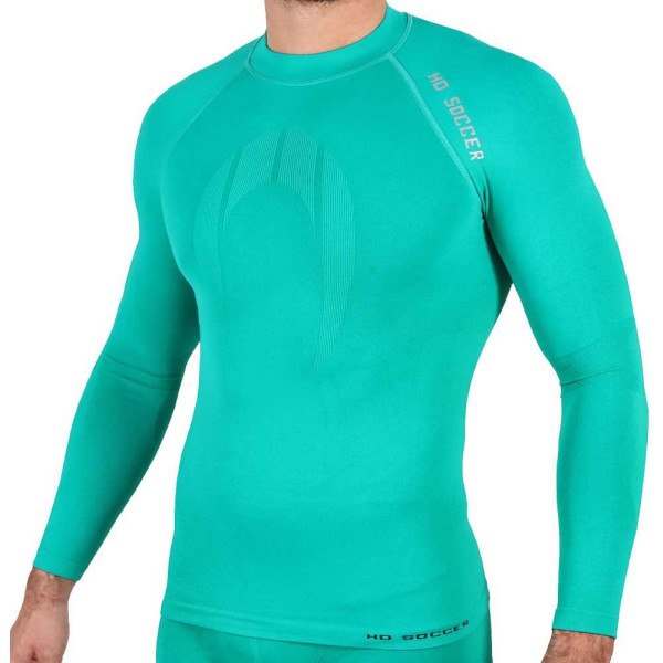 Ho Soccer Camiseta Térmica Manga Larga Verde