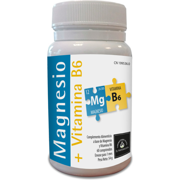 El Naturalista Magnésium + Vitamine B6 60 Comp