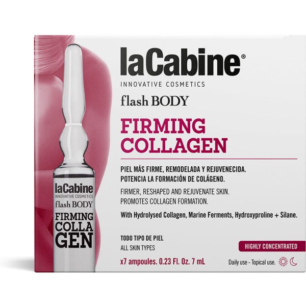 La Cabine Collagène Raffermissant Corps Ampoules 7 X 7 Ml Unisexe