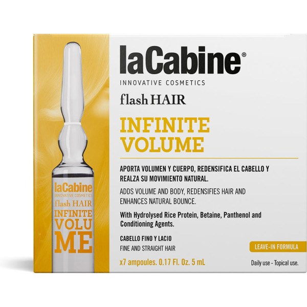 La Cabine Volumen infinito de cabello flash 7 x 5 ml unisex