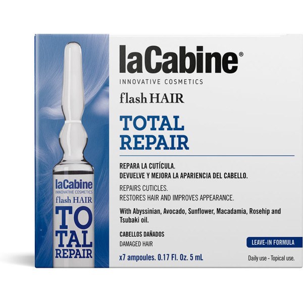La Cabine Hair Flash Réparation Totale 7 x 5 ml mixte