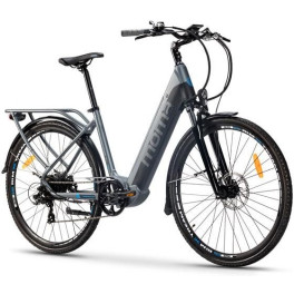 Moma Bikes Bicicleta Electrica Urbana Ebike-28" / Aluminio Shimano 7 Velocidades - Doble Freno Disco Hidraúlicos