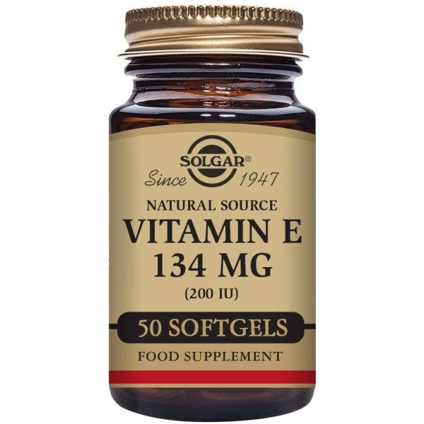 Solgar Vitamine E 200 IU 50 Plantaardige Parels