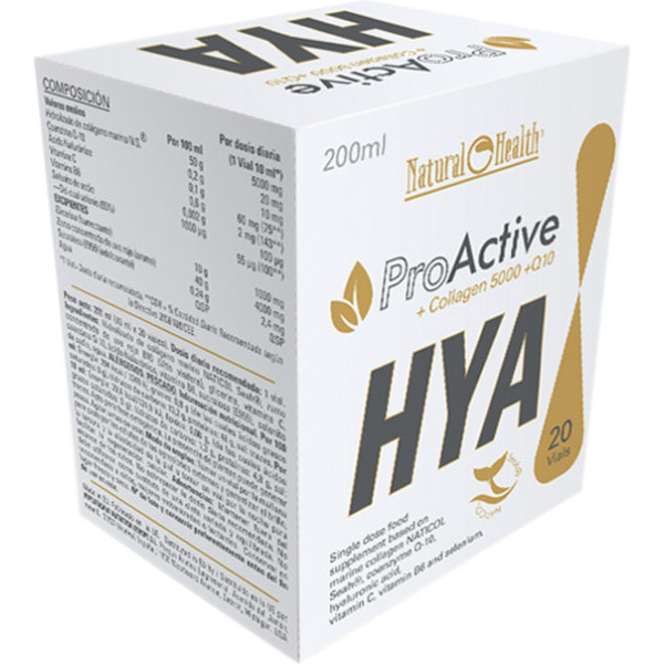 Hypertrofie Natuurlijke gezondheid Natuurlijke gezondheid Proactieve Hya 20 flesjes