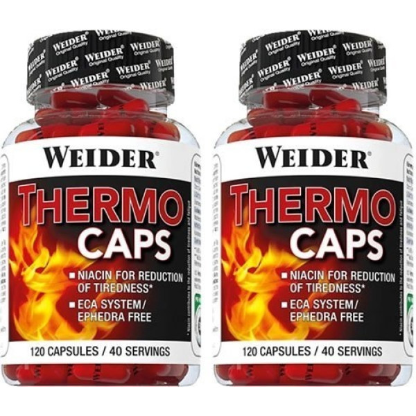 Weider Thermo Caps Pack 2 Envases 120 Cápsulas
