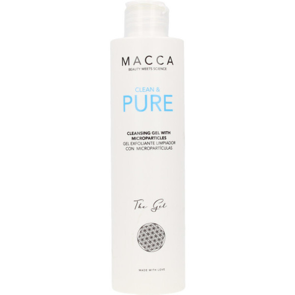 Macca Clean & Pure Reinigingsgel Met Microdeeltjes 200 Ml Unisex