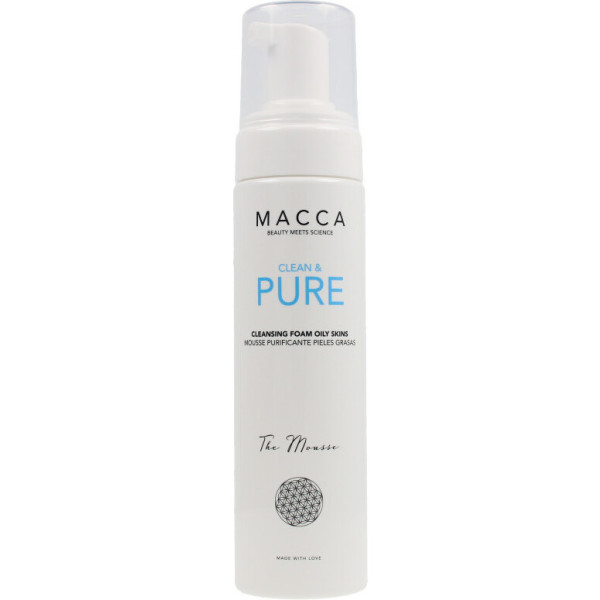 Macca Clean and Pure Schiuma Detergente Pelli 200 ml Unisex