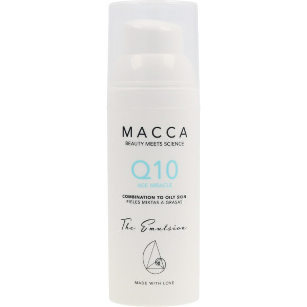 Macca Q10 Miracle Emulsion Mischhaut von Alter bis fettiger Haut, 50 ml, Unisex