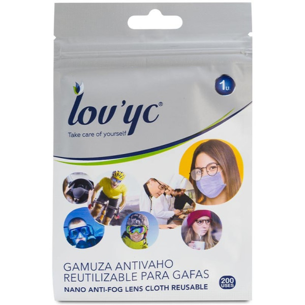 Lovyc Gamuza Antivaho Reutilizable Para Gafas 1 Ud Unisex