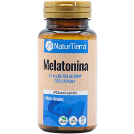 Naturtierra Melatonina 30 Caps Vegetales Unisex