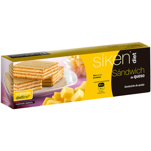 Siken Diet Cheese Sandwich 6 Einheiten Unisex
