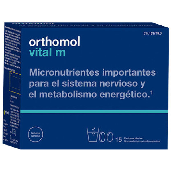Orthomol Vital M Granulado 15 Sobres
