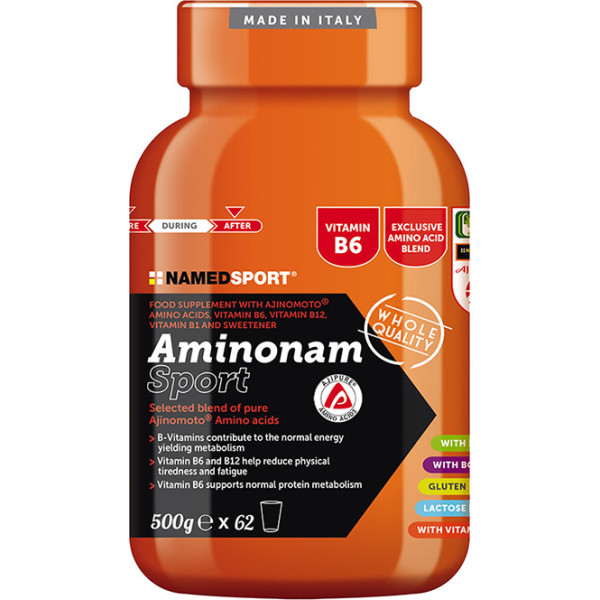 Namedsport Aminonam Sport Boisson Soluble Avant/Après 500 G