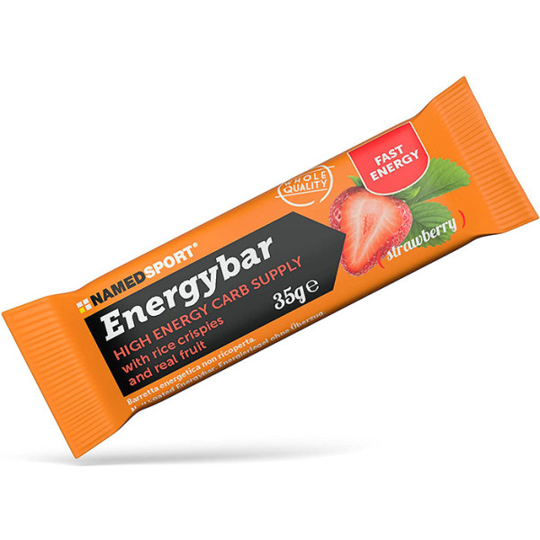 Namedsport Energybar Before/During Strawberry 35 Gr (12 Unités)