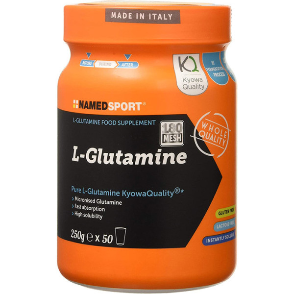 Namedsport L-glutamine avant/après pot de 250g