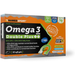 Namedsport Gel Omega 3 Double Plus++ Antes/despues (30 Unidades)