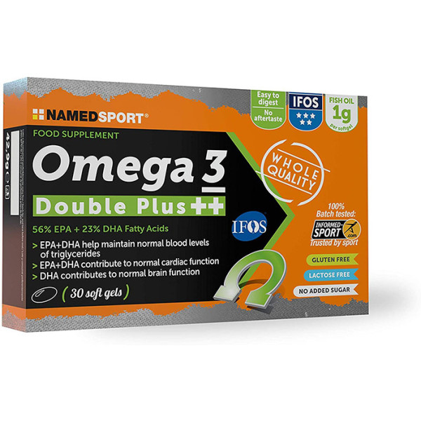 Namedsport Omega 3 Gel Double Plus++ Avant/Après (30 unités)