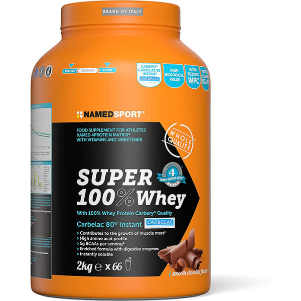 Namedsport Whey Super 100% Whey Avant/Après Chocolat 2kg