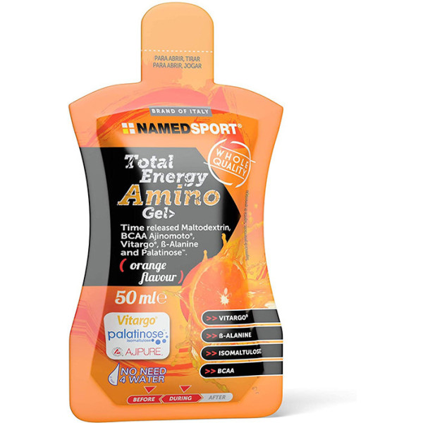 Namedsport Total Energy Amino Gel Before/During Orange 50 Ml (32 unités)