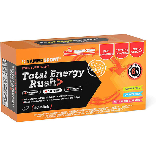 Namedsport Total Energy Rush Tablets Avant (60 Unités)
