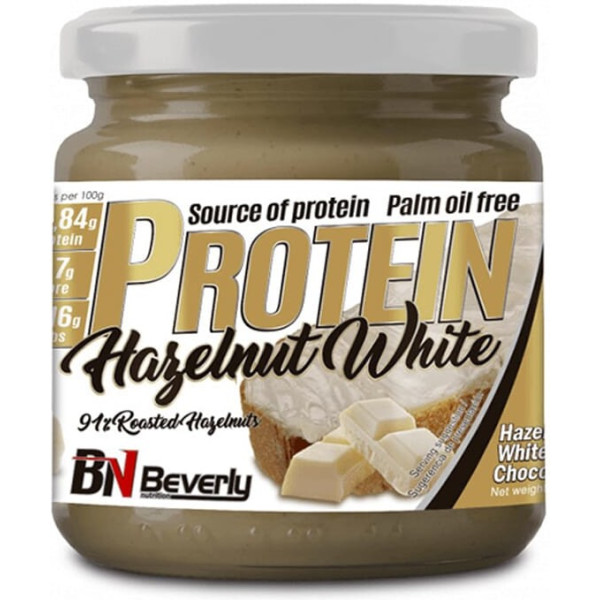 Beverly Nutrition Witte Chocolade Hazelnoot Crème 250 Gr