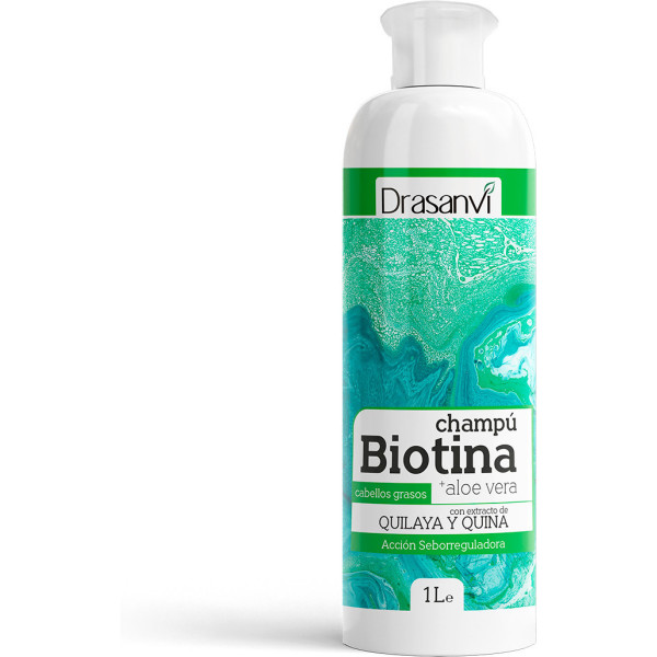 Drasanvi Biotin und Aloe Vera Shampoo - Fettiges Haar 1000 ml