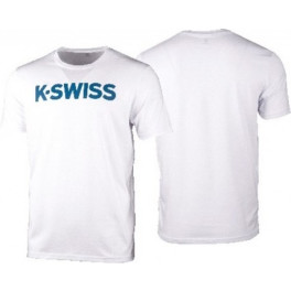K-swiss Camiseta Ks Tac Core Logo Hombre Blanco/azul