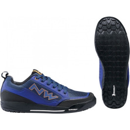 Northwave Zapatillas Ciclismo Clan Azul-naranja Mtb-flat