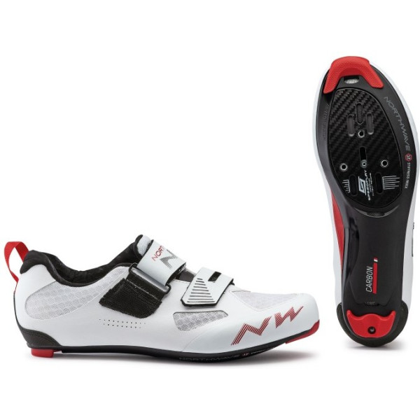 Chaussures de triathlon Northwave Tribute 2 Carbon White