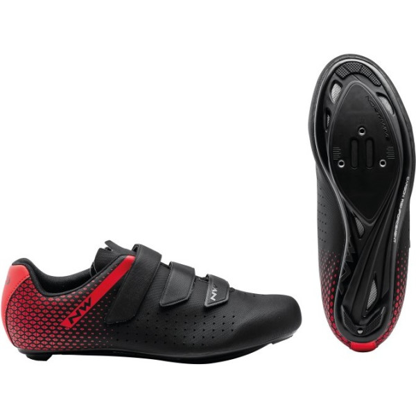 Chaussures Northwave Core 2 Noir Noir Rouge