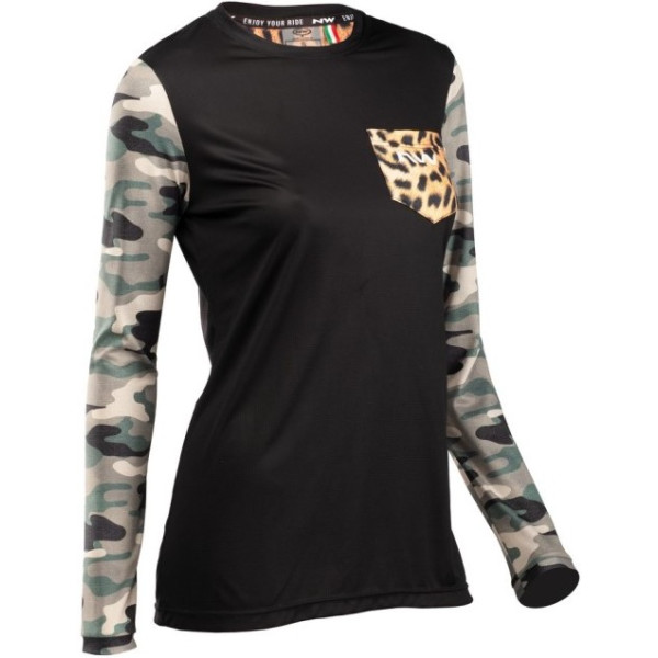 Northwave Maillot M/l Wild Am Woman Drop Negro