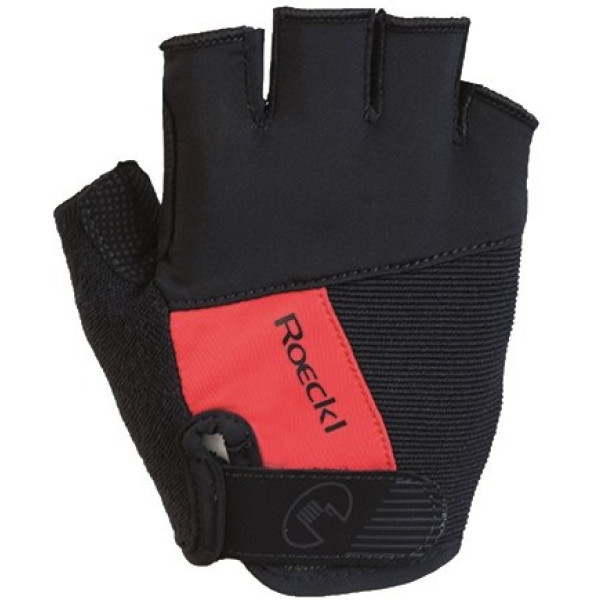 Roeckl Guante Nuxis Basic Negro-rojo