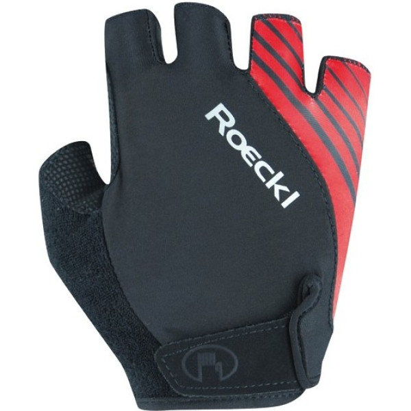 Roeckl Guante Naturns Basic Negro-rojo