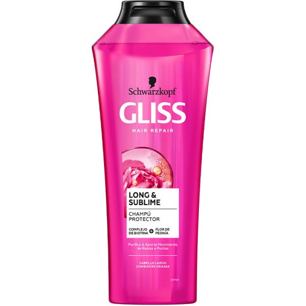 Schwarzkopf Gliss Long & Sublime Champú 370 Ml Unisex