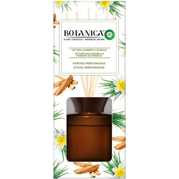 Bacchette profumate Air-wick Botanica Vetiver caraibico e legno di sandalo 80 ml unisex