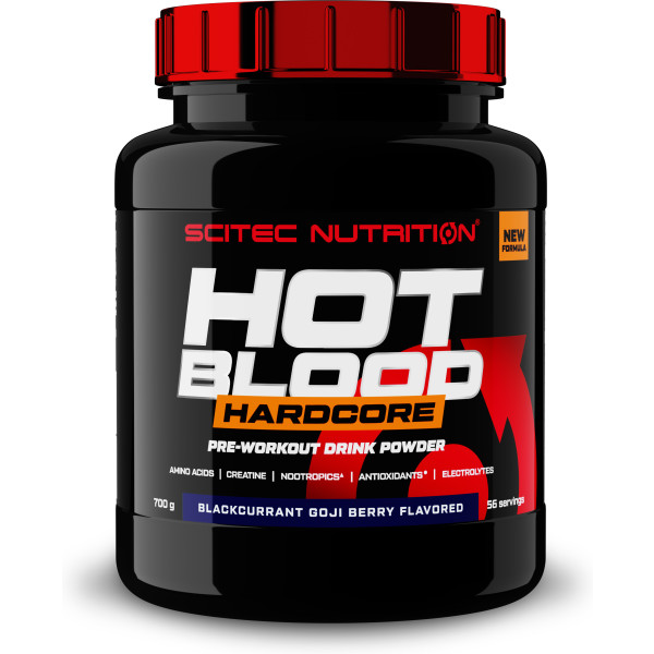 Scitec Nutrition Hot Blood Hardcore 700 Gr - Formule améliorée