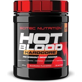 Scitec Nutrition Hot Blood Hardcore 375 Gr - Fórmula Melhorada