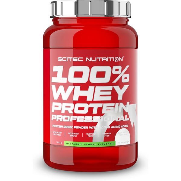 Scitec Nutrition 100% Whey Protein Professional 920 Gr - Improved Formula Without Gluten Or Sugars