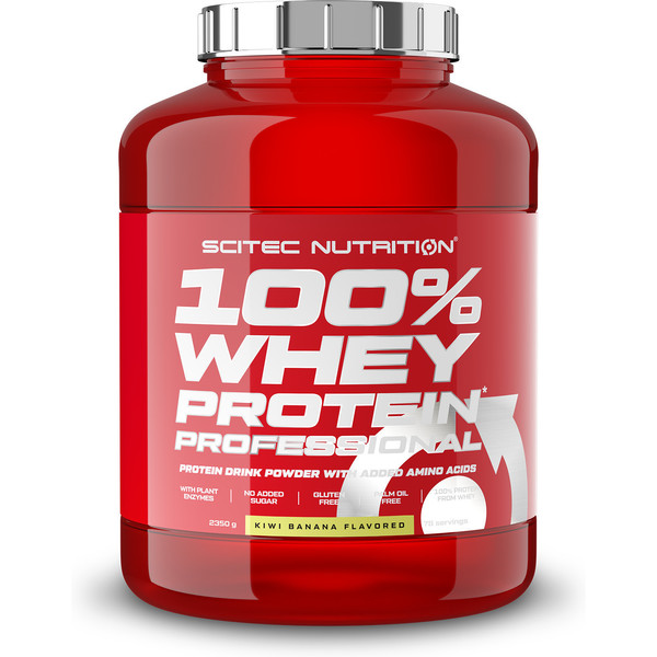 Scitec Nutrition 100% Whey Protein Professional 2.35 Kg - Fórmula Mejorada Sin Gluten Ni Azúcares