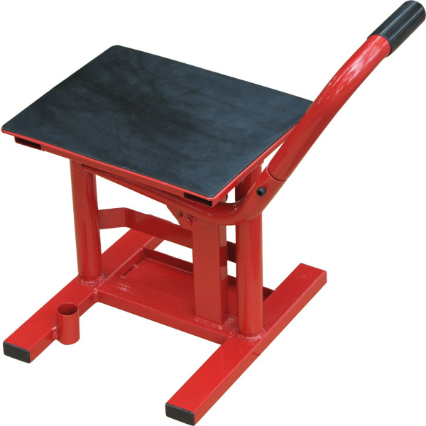 Homcom Caballete Tipo Soporte Elevador De Motocross Para Reparación Y Estacionamiento 28 X 34 X 30-40cm