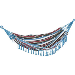 Outsunny Hamaca Doble Portátil De Algodón 300x150 Cm Con Bolsa De Transporte Para Exteriores Patio Jardín Playa Camping Carga