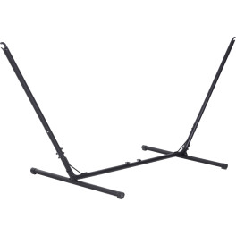 Outsunny Soporte Para Hamaca De Jardín Ajustable En Longitud 308-380x108x120 Cm Estructura De Metal Para Interiores Y Exteriore