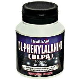 Health Aid Dlpa (Dl-fenilanina) 500 Mg 30 Comp