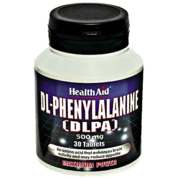 Health Aid Dlpa (Dl-phénylanine) 500 Mg 30 Comp