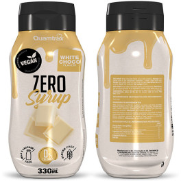 Quamtrax Zero White Chocolate Sirup 330 ml - Vegan
