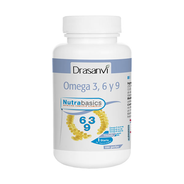 Drasanvi Nutrabasics Omega 3-6-9 1000 mg 100 parels