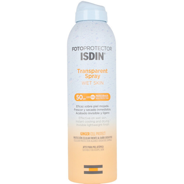 Isdin Fotoprotector Wet Skin Trasparente Spray 50+ 250 Ml Unisex