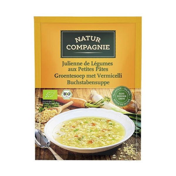 Natur Compagnie Juliana Soupe et Pâtes Bio 50 gr
