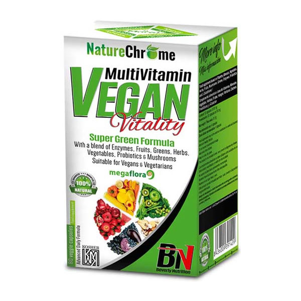 Beverly Nutrition Multivitamin Vegane Vitalität 80 Kapseln