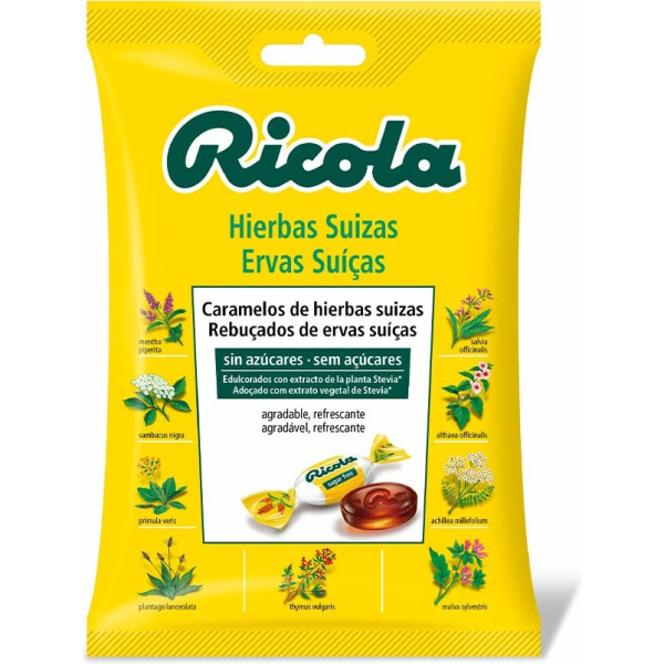 Ricola Swiss Herbs Bonbons Sans Sucre 70 Gr Unisexe